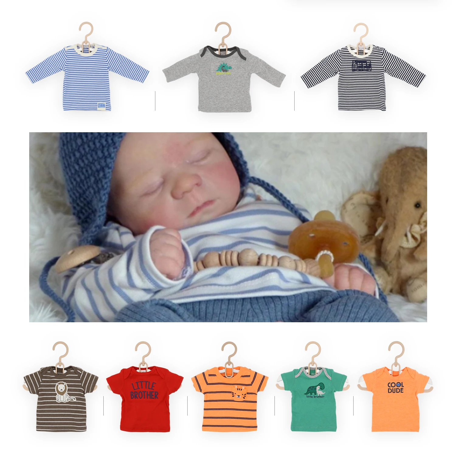 reborn Doll Clothes/High Quality/Standards for Baby Use