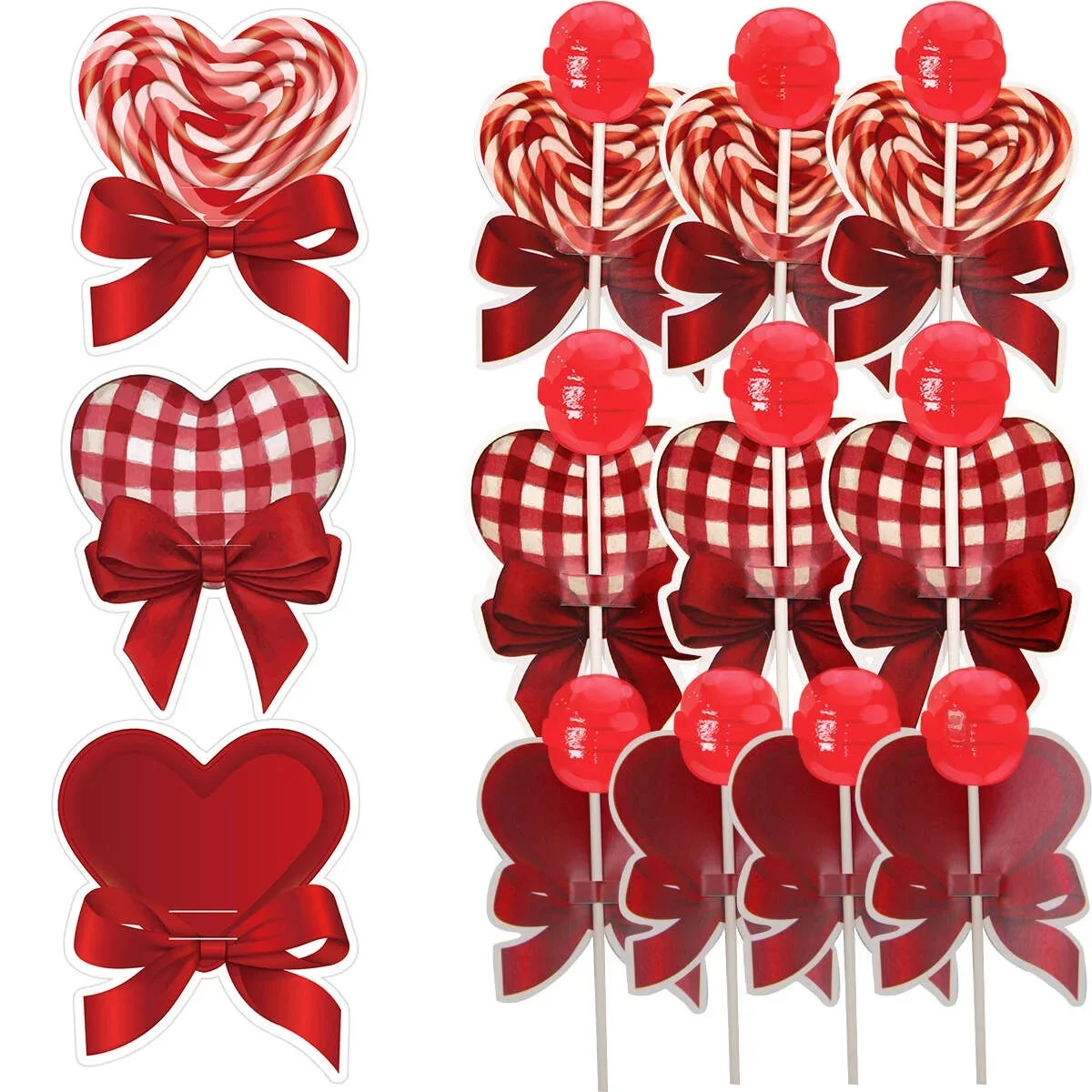 Cartes de sucette de Noël avec freins, ange, père Noël, homme en pain d'épice, porte-bonbons pour joyeux Noël, tible de bonbons pour enfants, 48 pièces