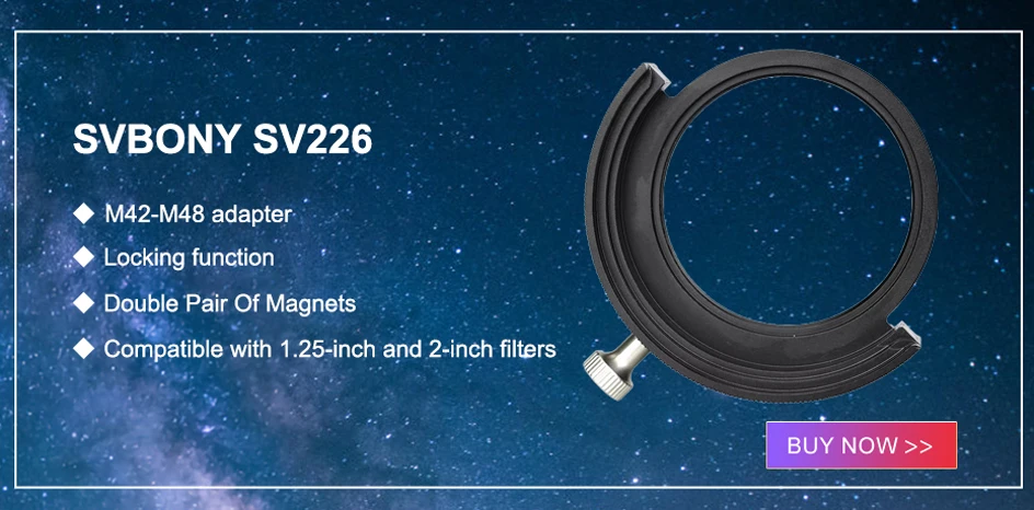 Svbony SV226 Teleskop-Filterschublade 2" auf 1,25" Adapter – Detail 1