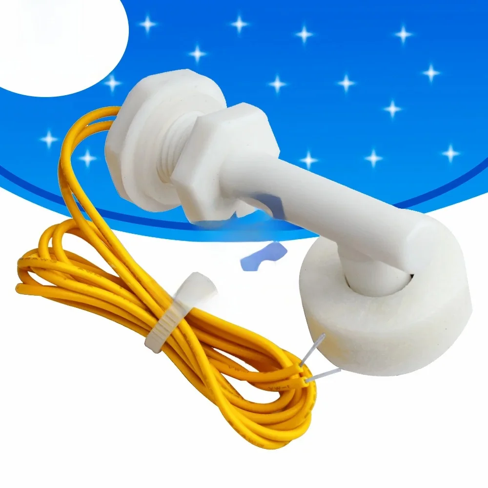 BS Mini przełącznik pływakowy zawiera czujnik poziomu wody w płynie DC 220 V kątowy przełącznik pływakowy do czujników przełączników w akwarium — zdjęcie 2