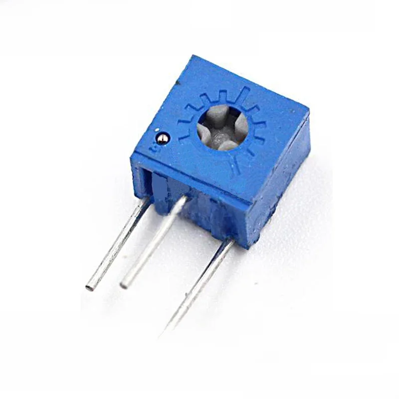 10PCS 3362W Regulowany precyzyjny potencjometr 100 200 500 R Ohm 1K 2K 5K 10K 20K 50K 100K 200K 500K 1M 3362 Trimpo Trimmer — zdjęcie produktu 6