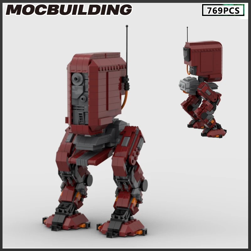 

Walker Robot Moc Building Block Model DIY Assembly Brick 769 Pieces Toys Birthday Gifts Christmas Present Collection Playset