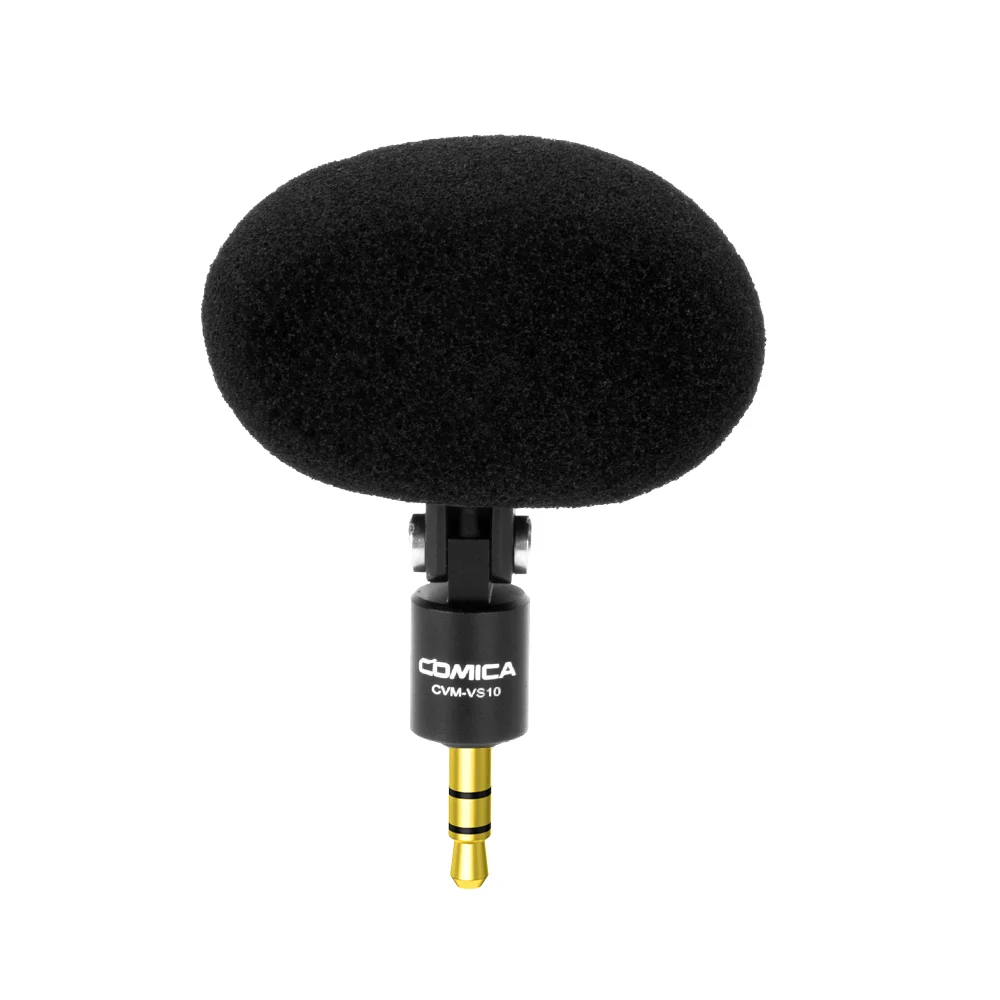 Comica CVM-VS10 Shotgun Microphone Dual-head Condenser Microphone Directional Mic Multi-funtional  Mic For Gopro Dslr Camera