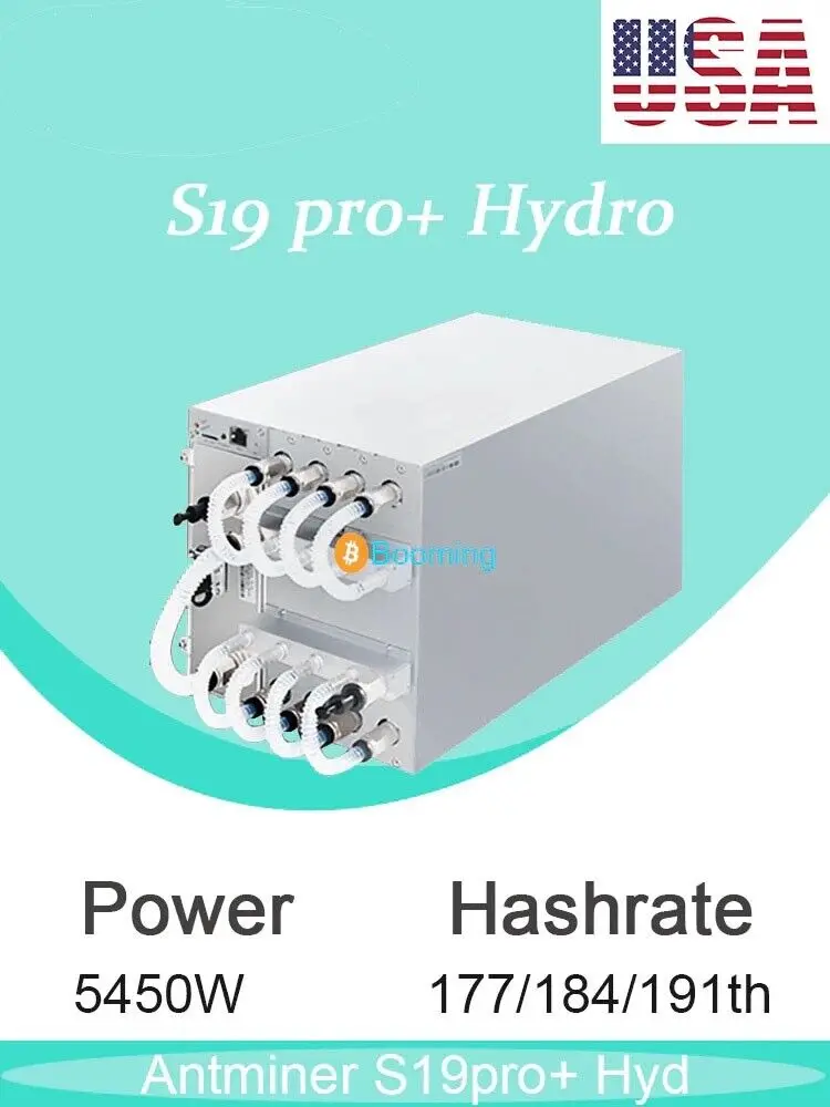 

BA КУПИТЬ 4 ПОЛУЧИ 2 БЕСПЛАТНО Bitmain Antminer S19 Pro+ Hydro 198Th/s 5445W | Высокоэффективный майнер BTC/BCH