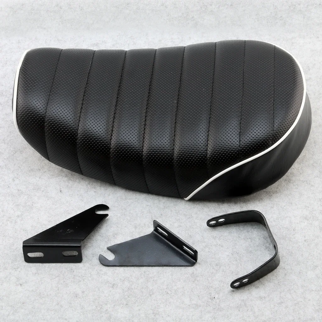 AliExpress RRSMOTO Black Leather Foam Seat Cushion for Honda Monkey Bike Mini Trail 50cc Bike Z50 Z50J Seats Accessories Spare Parts