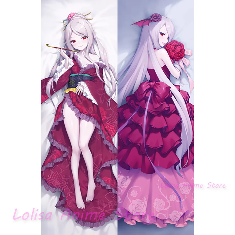 Dakimakura Shalltear Bloodfallen Anime Body Pillow Cover Double Sided Print Life Size Pillowcase Gifts