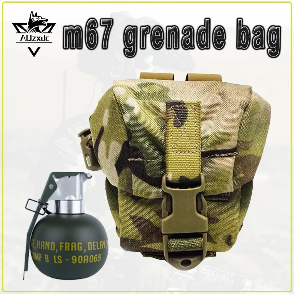 

Tactical M67 Grenade Bag Molle Airsoft Paintball Grenade Pouch Multi-Camouflage Frag Pack Outdoor Hunting Shooting Accessories