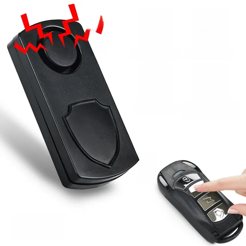 AliExpress NONE 113db Wireless Motorcycle Alarm Remote Control Waterproof Bicycle Alarm for Moto Electric Anti-Theft Bike Alarm for Motorcycle