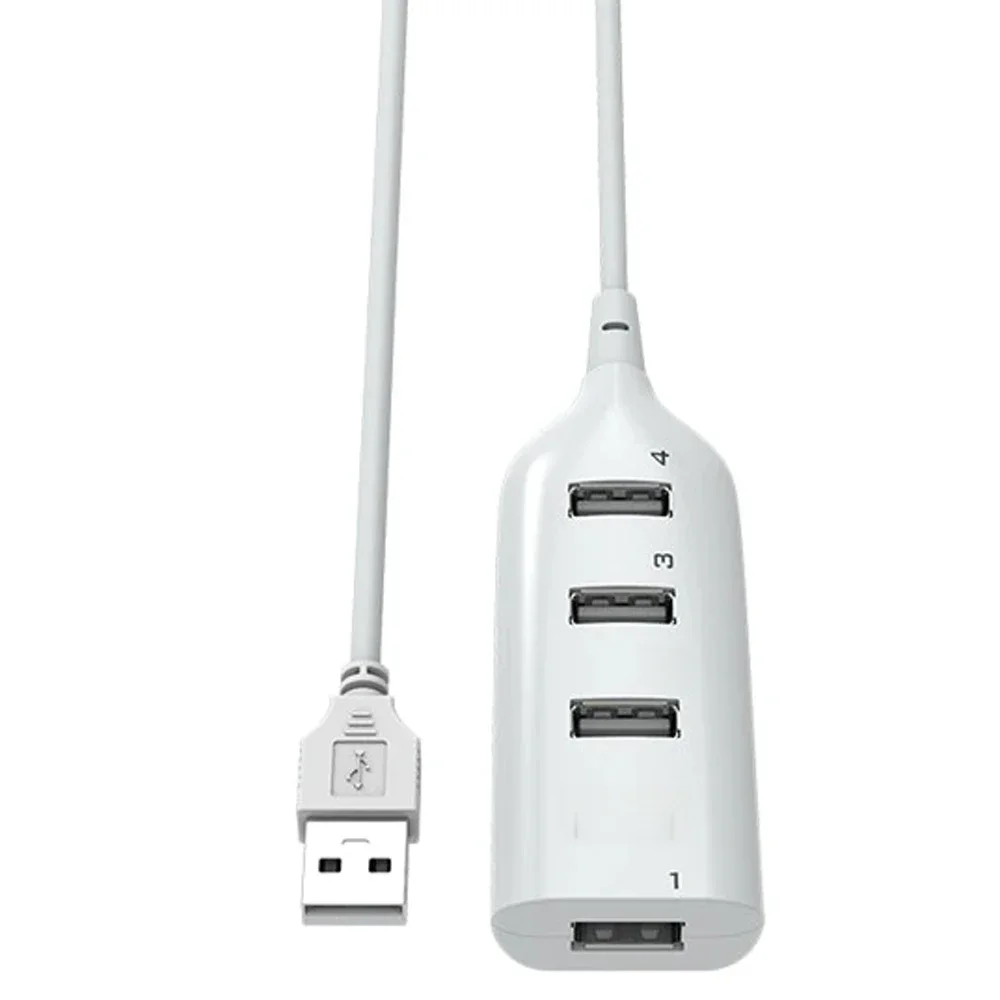 Usb hub 4 portas usb 2.0 adaptador para periféricos de ladron compatível com tablets e computador