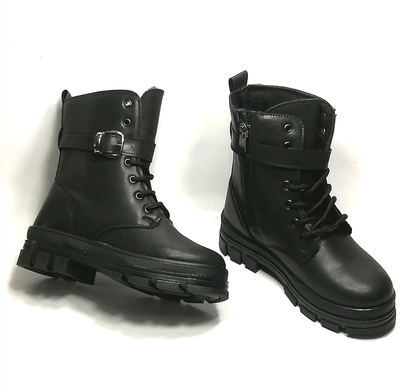 

BLACK GIRLS' BOOTS RUBBER NON-SLIP SOLE 1st QUALITY COMFORT NEW SEASON WATER RESISTANT WARM INTERIOR LUXURY