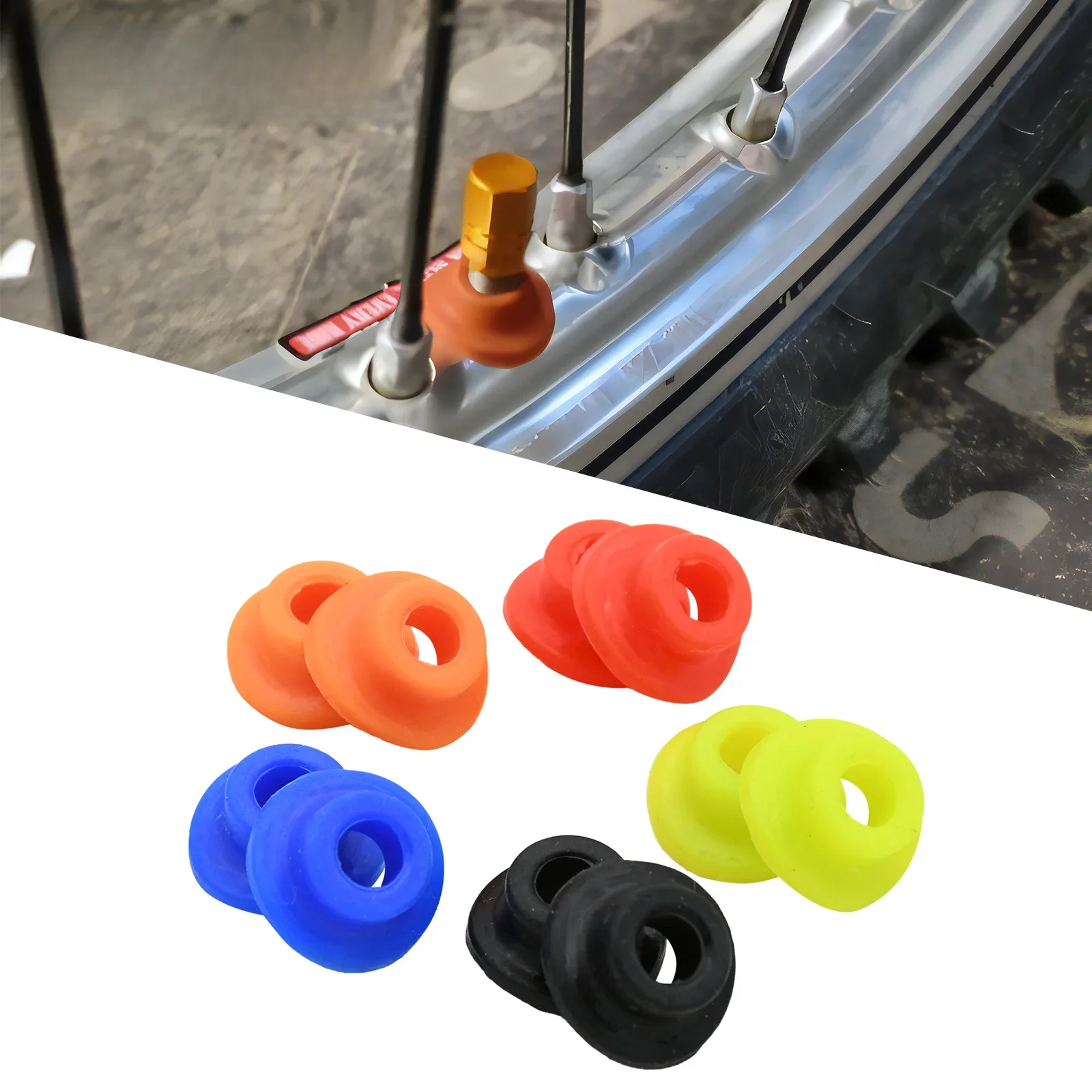 AliExpress Silicone Valve Mouth Washers Gasket for Dirt Bike Pit Bike Motorcycle Motocross Universal EXC SXF