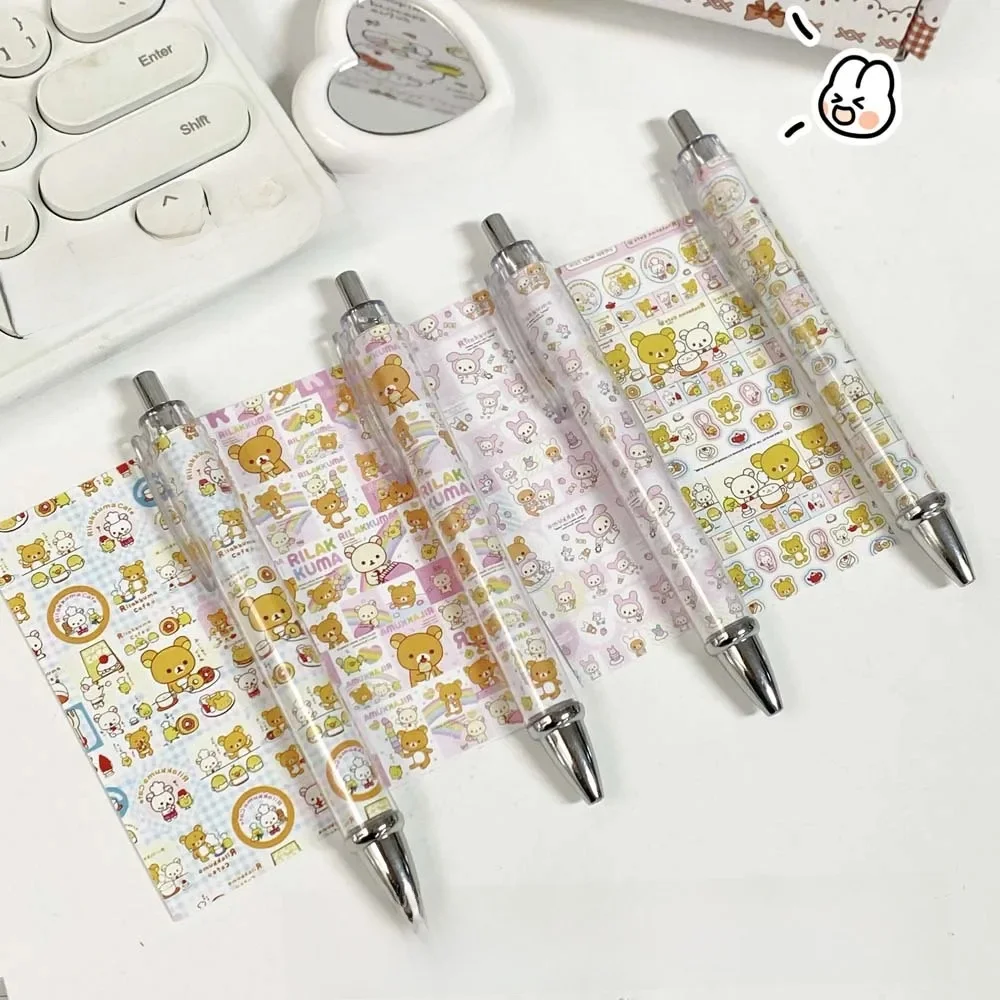 Rilakkuma stylos Gel mignons Kawaii Relax ours stylo étudiant fournitures scolaires enfants écriture papeterie accessoires de bureau cadeau offres spéciales