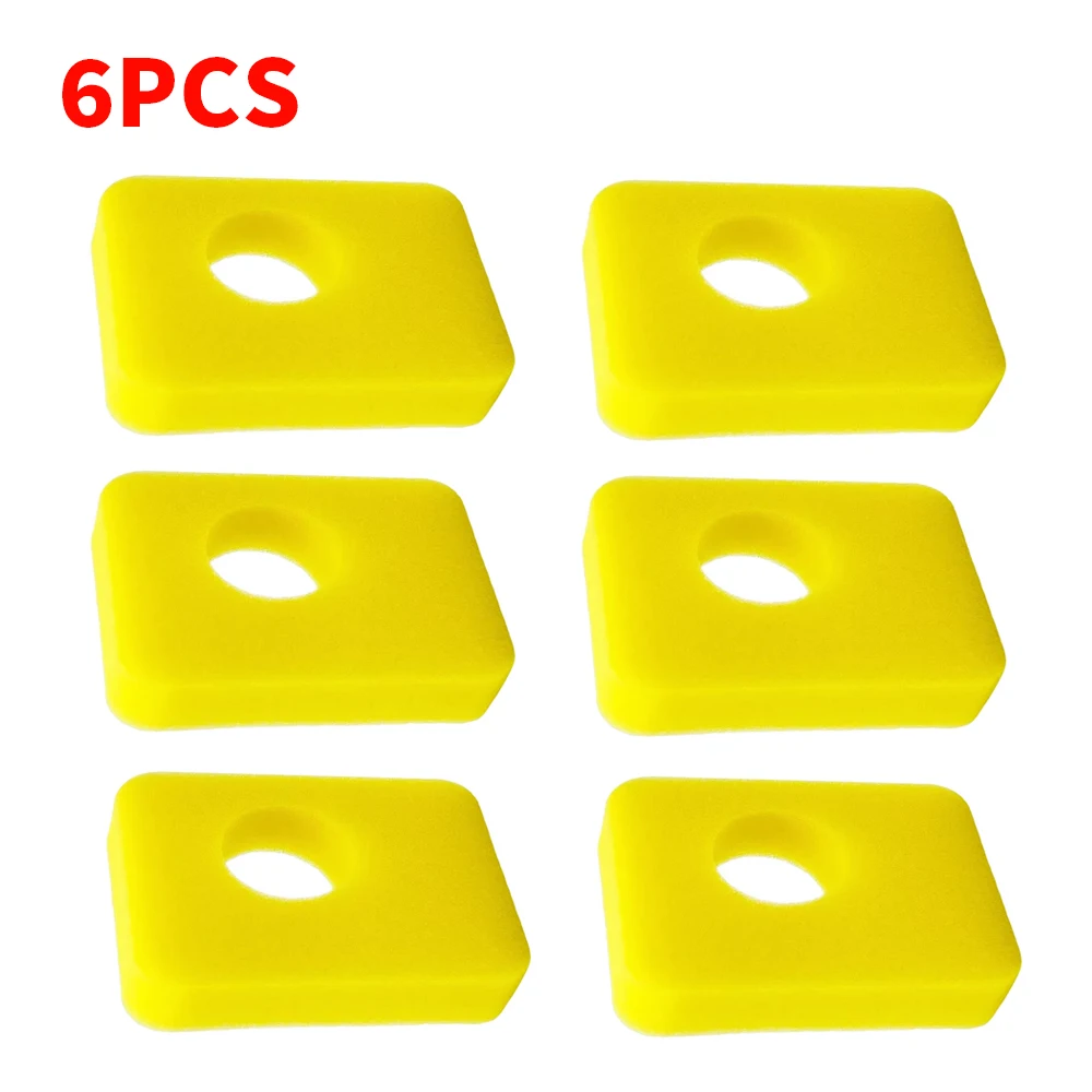 6PCS Air Filter Foam for Briggs & Stratton 550e 550ex Series Engines 09P000 08P000 Lawn Mower Cleaner Replacement Parts
