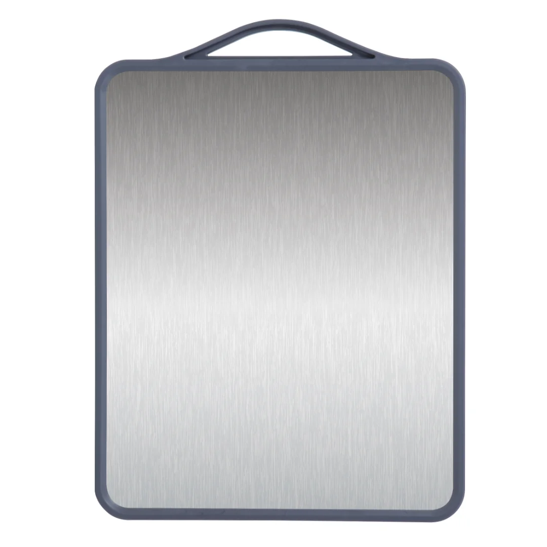 Chef line stainless two-sided Cutting Board Mats (versatile steel plate function/scale wire function)