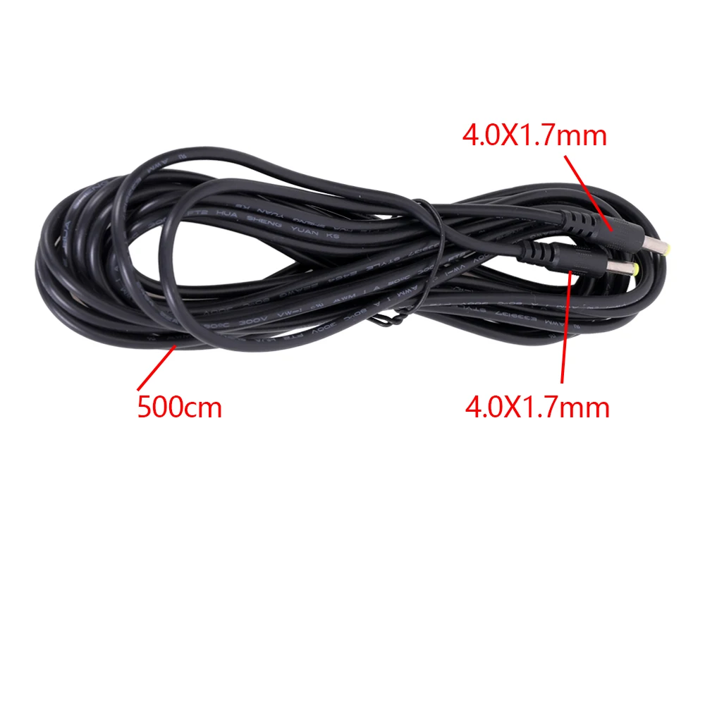 4.0x1.7 Extern Lengthened AV Cable for Hunting Trail Camera 5.0 3.5 Type C USB Cable Long Connector Solar Panel Power Cables