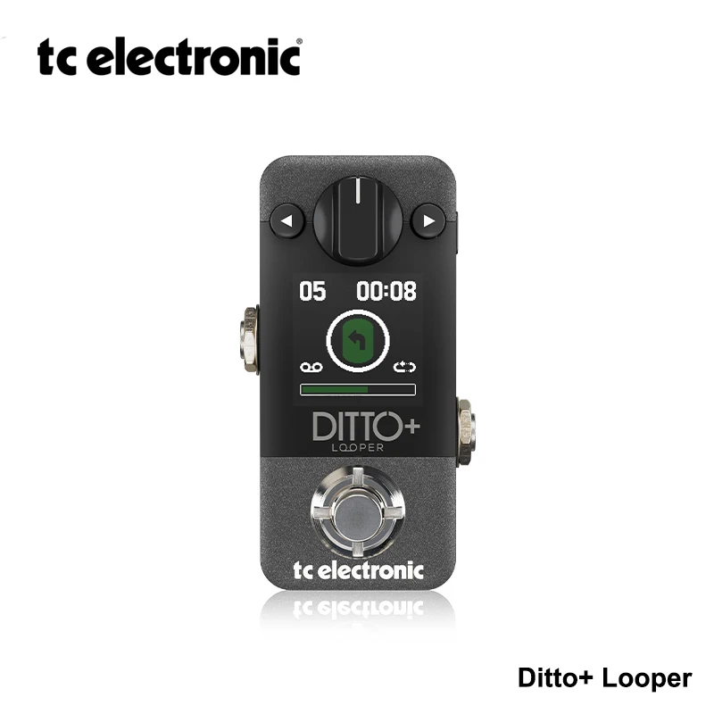 TC Electronic Ditto+ Looper Guitar Pedal Next Generation Multi-Session Looper Pedal with 99 Loop Session Slots