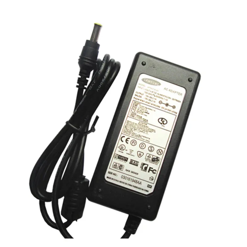 Samsung 100% Original OEM 40W 19V 2.1A Laptop AC Adapter PA-1400-14 for Samsung ATIV Book, 5.5*3.0mm