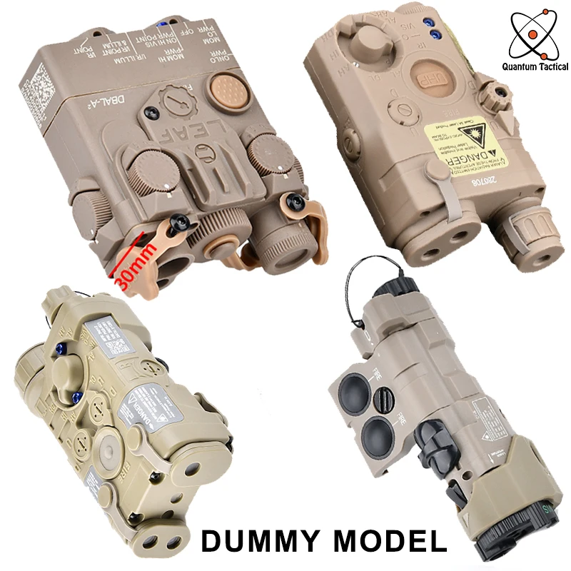 

Airsoft DBAL-A2 Dummy Model Plastic PEQ15 NGAL MAWL Laser Sight Battery Box No Function QD Mount Pressure Swicth Fit Picatinny