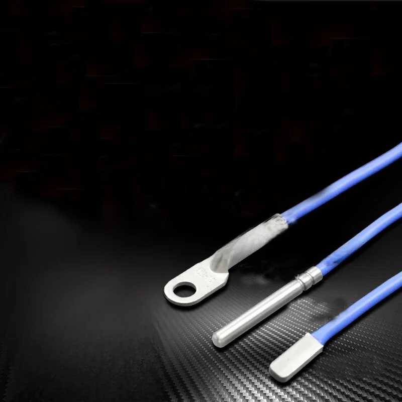 1 szt. Oryginalny wodoodporny czujnik temperatury DS18b20 silikonowy czujnik temperatury ds18b20 6*50MM SMD otwór 18 b20-100cm — zdjęcie 2