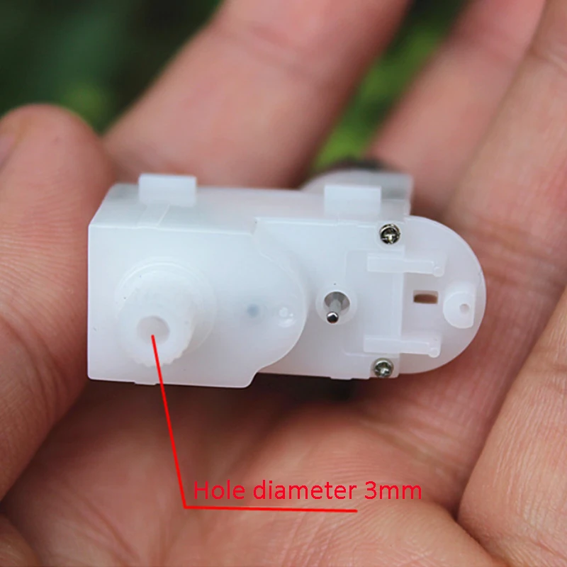 1PCS DC 3V-5V Micro Gear Motor 250PRM Low Speed Reversible Reducer Plastic GearBox Brushed Engine for DIY Toy Robot Smart Car