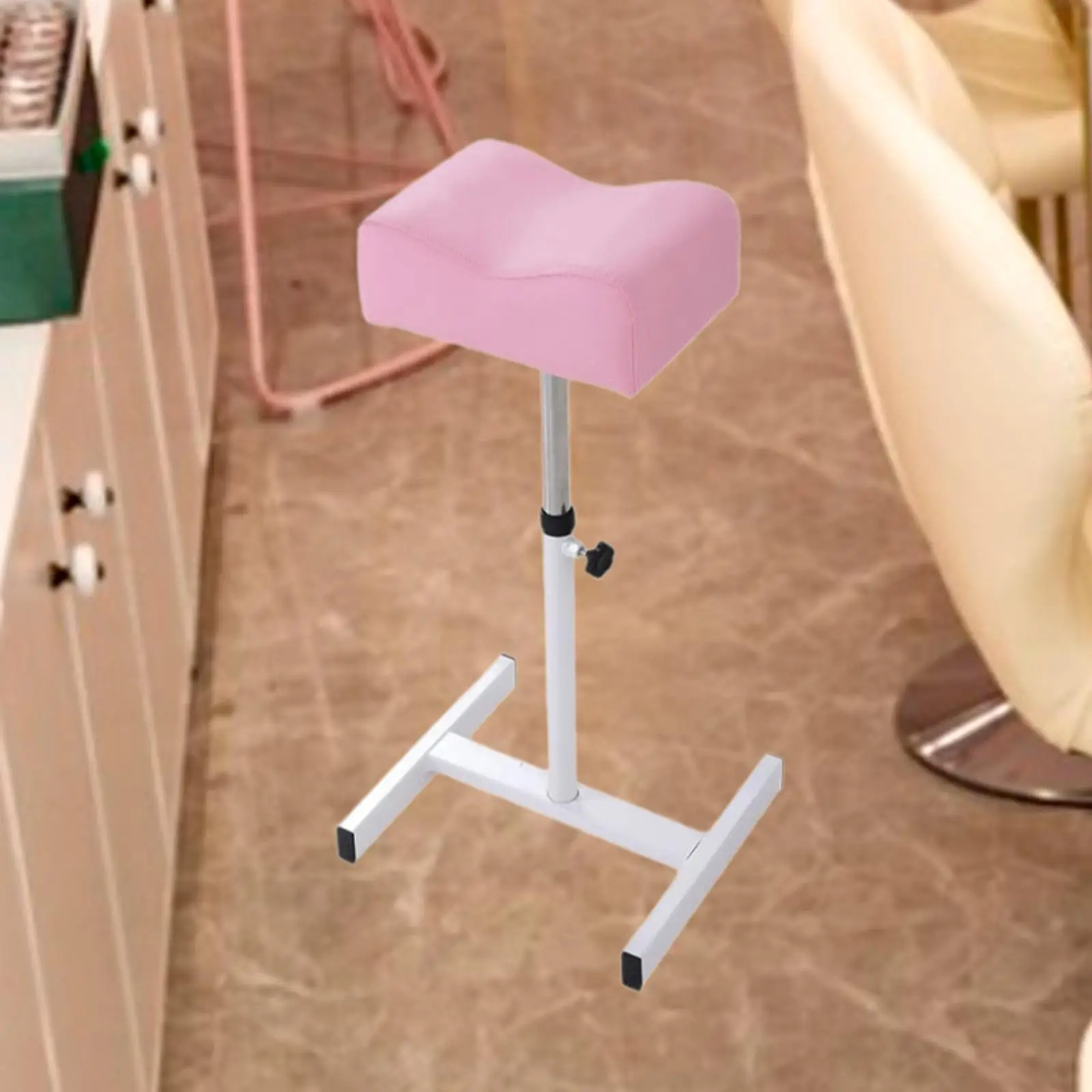 باديكير مانيكير مسند للقدمين ارتفاع قابل للتعديل المضادة للانزلاق الساق الراحة كرسي المحمولة القدم مسمار الجمال البراز الوقوف لصالون المنزل