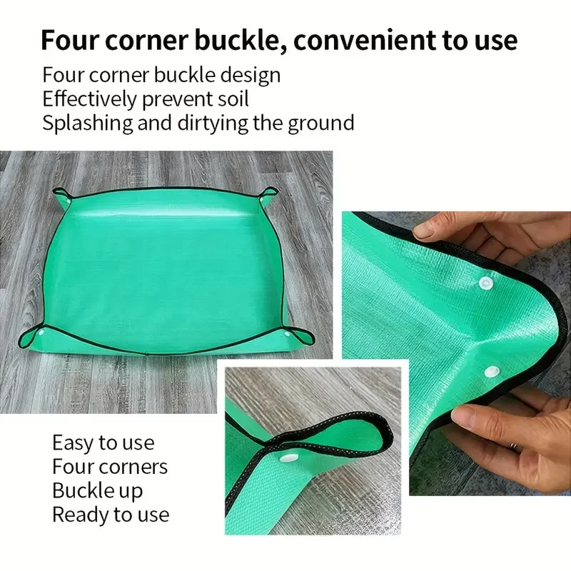 1 قطعة 50 سنتيمتر/19.6in أواني الزهور زرع الحصير البستنة زراعة حصيرة النبات Repotting طوي مقاوم للماء البستنة بوتينغ الوسادة #3