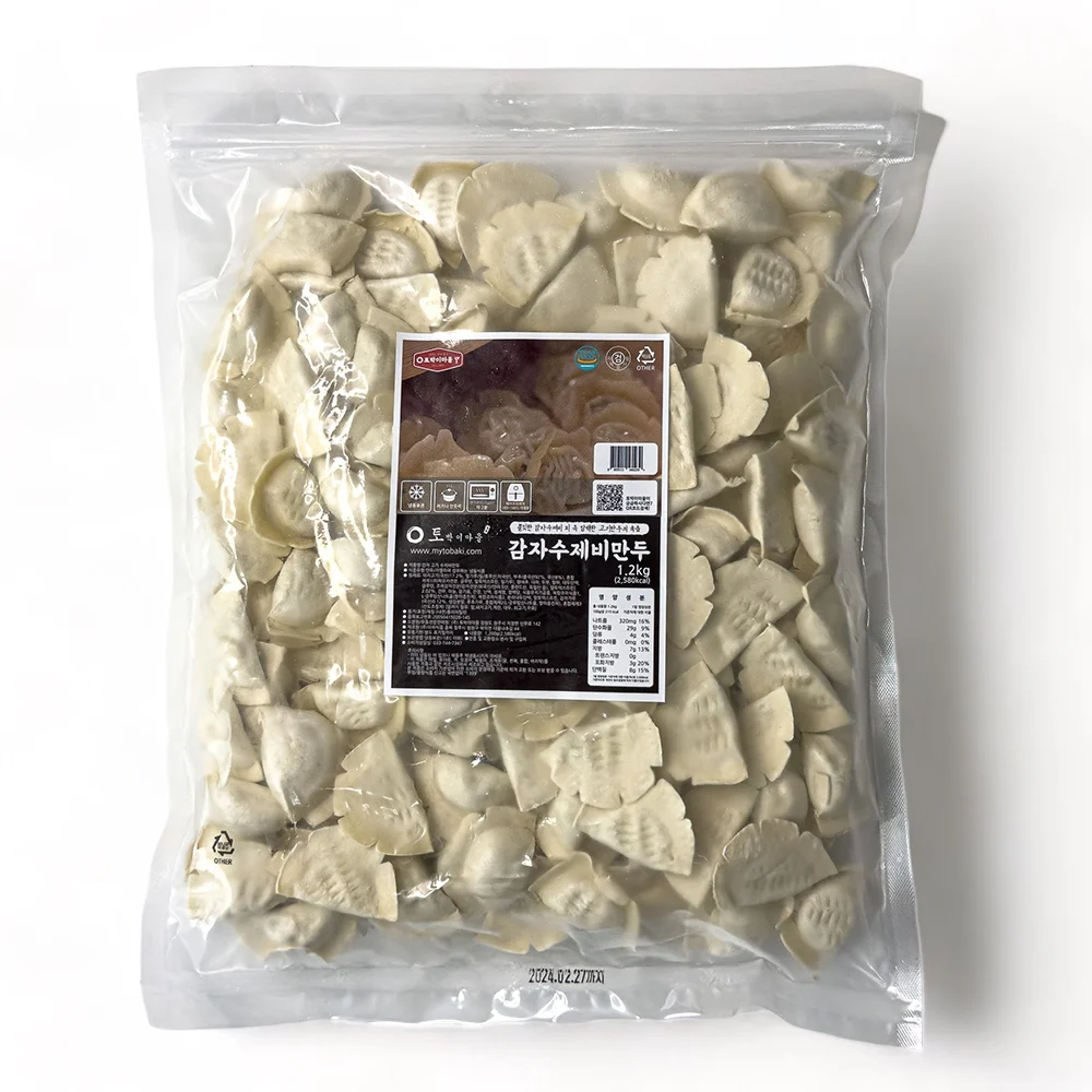 1 pack of native village potato and the large capacity of Mandu 1.2kg