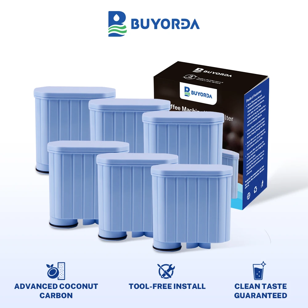 

Replacement Water Filter for Philips AquaClean CA6903/10/00/01/22/47, for CA6707/00, Activated Carbon Filter Cartridge, 6 Pack