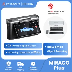 Revopoint MIRACO Plus 3D Scanner For 3D Printer Photogrammetric Metrology Kit 0.02mm Precision All-in-one Handheld Body Scanner