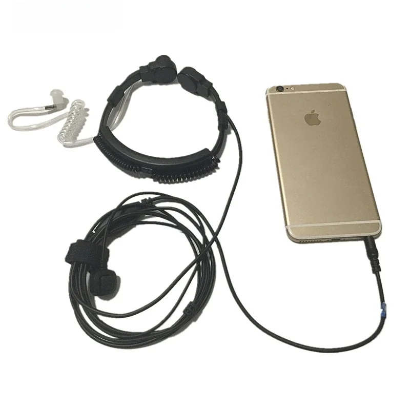 Elastyczne gardła mikrofon jack 3.5mm mikrofon tajnych akustyczna słuchawka zestaw słuchawkowy do iPhone'a xiaomi iphone z systemem android telefon komórkowy — zdjęcie produktu 7