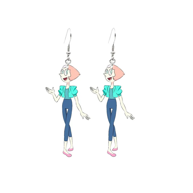 Steven Universe Earrings Cute Things Acrylic Steven Universe Garnet Amethyst Earrings Accessories For Girls Gifts