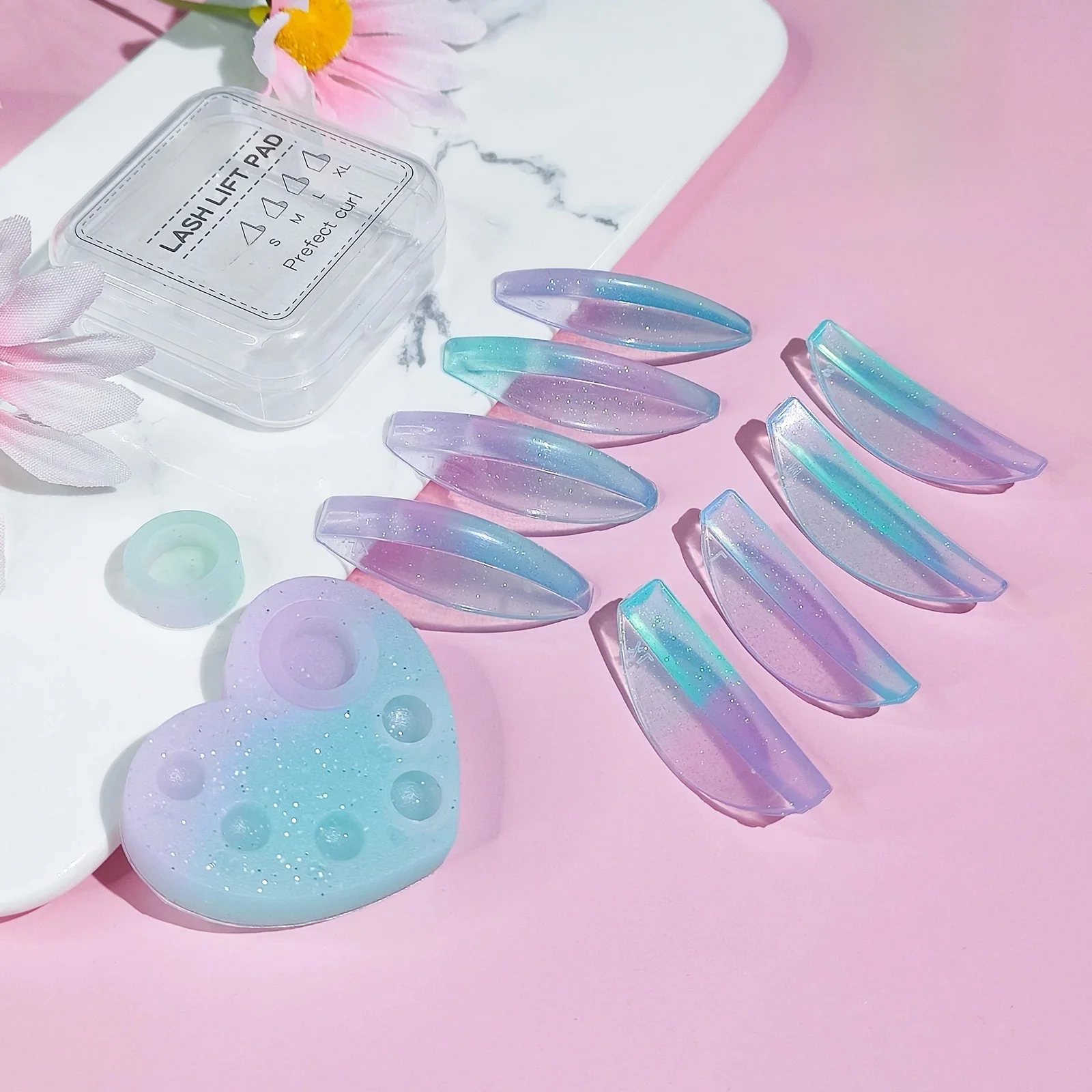 PERMANIA nouvelle Palette de cils Silicone cils tige bouclier recourbe-cils adhésif Lash Lift Pad maquillage cils outils de levage