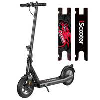 iScooter-i9S Electric Scooter, 500W motor, 36V/10Ah battery, 30KM Range & 35KM/H Folding Scooter, Dual Brakes, Front Suspension