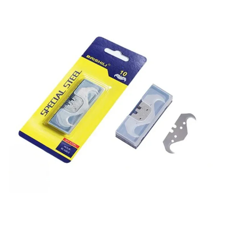 Ostrze noża hakowego do nóż do podłóg Dolphin PVC Nóż do tapet Narzędzie do cięcia dywanów Ostrze Big Horn — zdjęcie 2