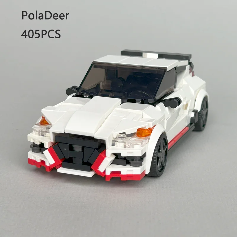 

PolaDeer 405 шт. MOC DIY городские автомобили 2020 Veloster N строительный блок просветляющая сборная модель игрушечный кирпич детские подарки на день рождения