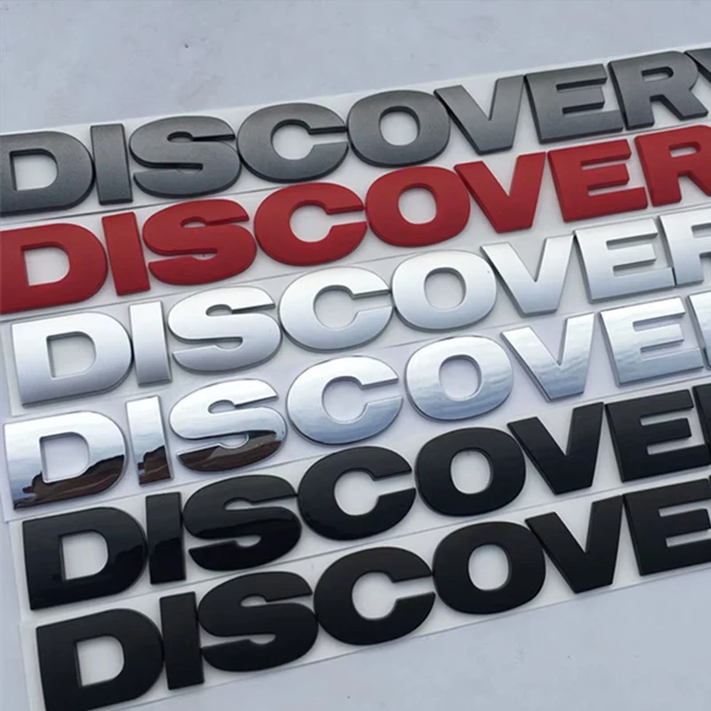 Akcesoria samochodowe do Land Rover DISCOVERY: Naklejka z logo na maskę, tylną klapę bagażnika, okrągły znak z literami, emblemat, odznaka.
