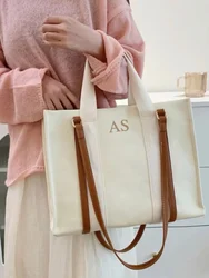 Sac fourre-tout personnalisé pour femme, sac à main en toile de vacances, sac de plage personnalisé, cadeaux d'anniversaire, cadeaux de demoiselle d'honneur