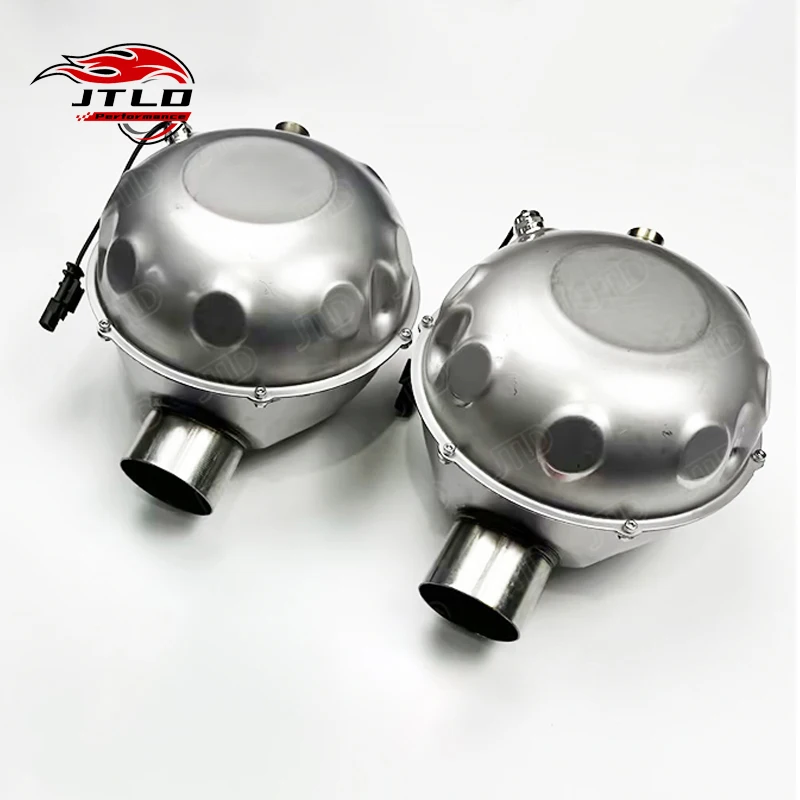 

JTLD Active Sound Dual Drums Exhaust Electronic Booster Speaker For Universal Car Exhaust System