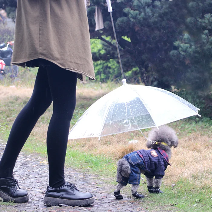 Freshshop puppy dog umbrella [rainy day walking goods raincoat dog umbrella raincoat dog umbrella]