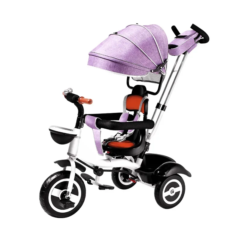 AliExpress LISM LazyChild Folding Children's Tricycle Multifunction Two-way Baby Stroller Bicycle Seat Space Wheel