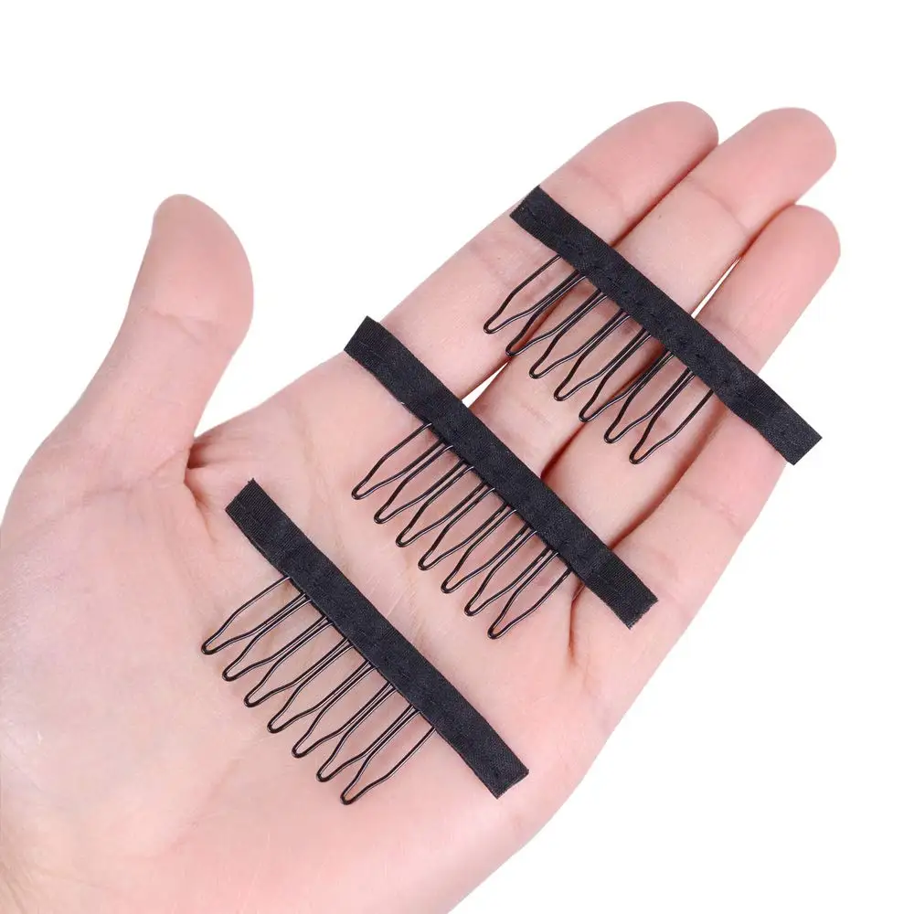 Pack of 24 Wigs Wig Clips with Tooth Comb Wig Combs Wig Comb for Wigs and Wig Cap