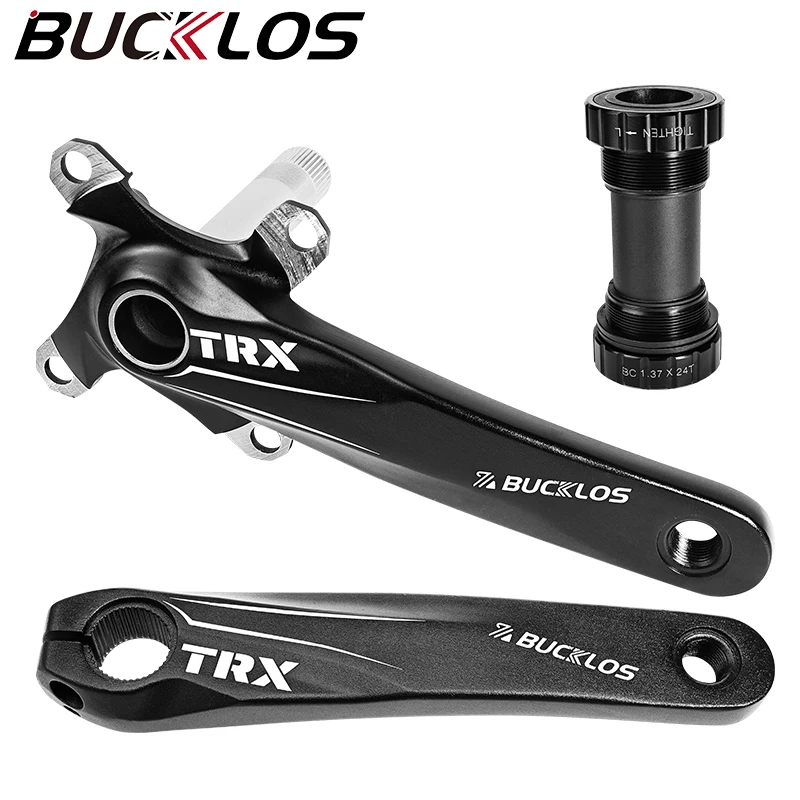 

BUCKLOS Велосипедная шатун 104/64 BCD MTB Шатуны 170 мм Велосипедная встроенная шатунная система из алюминиевого сплава Шатуны для горного велосипеда