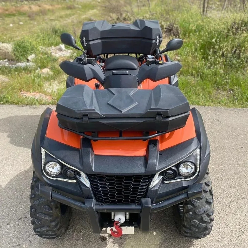 50LT 120 LT مزلاج آمن أسود ATV صندوق علوي متين الجبهة تخزين حقيبة أمتعة جديدة ل ATVs جودة عالية مع نظام القفل