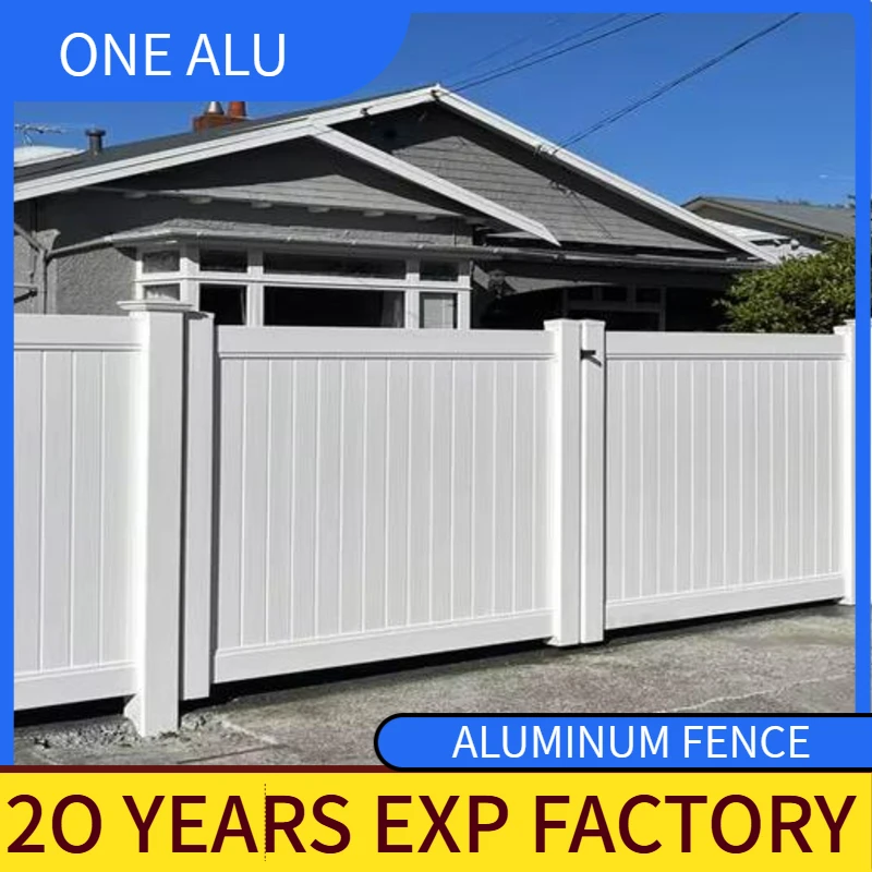 Chinese hot selling aluminium fence wood/garden fence/aluminium fence privacy garden fence with popular design