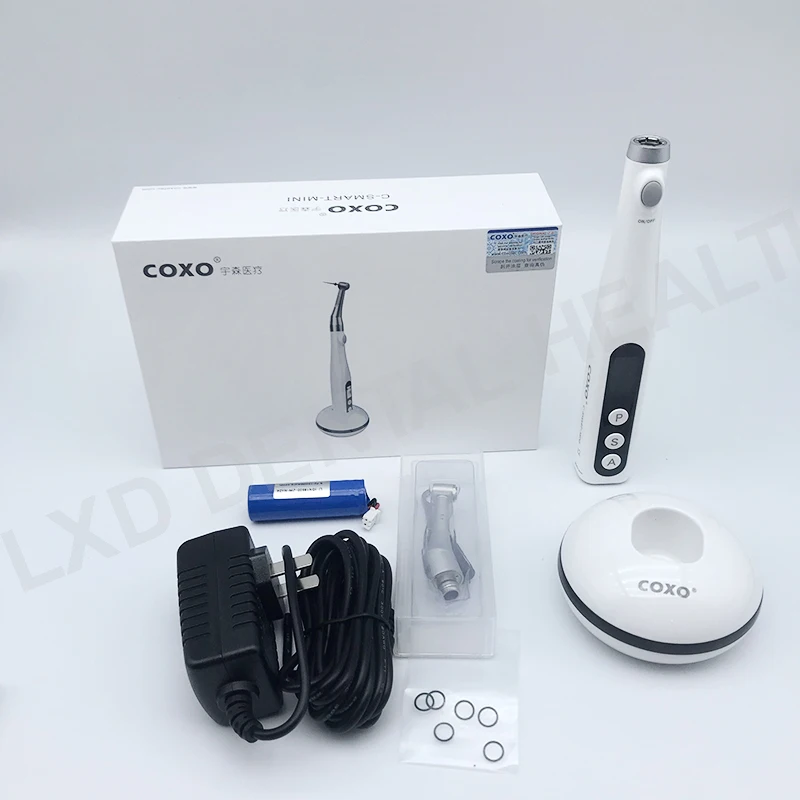 Motori endodontici dentali COXO C-SMART-MINI 1:1 manipolo regolabile contrangolo a pulsante per odontoiatria trattamento canale radicolare