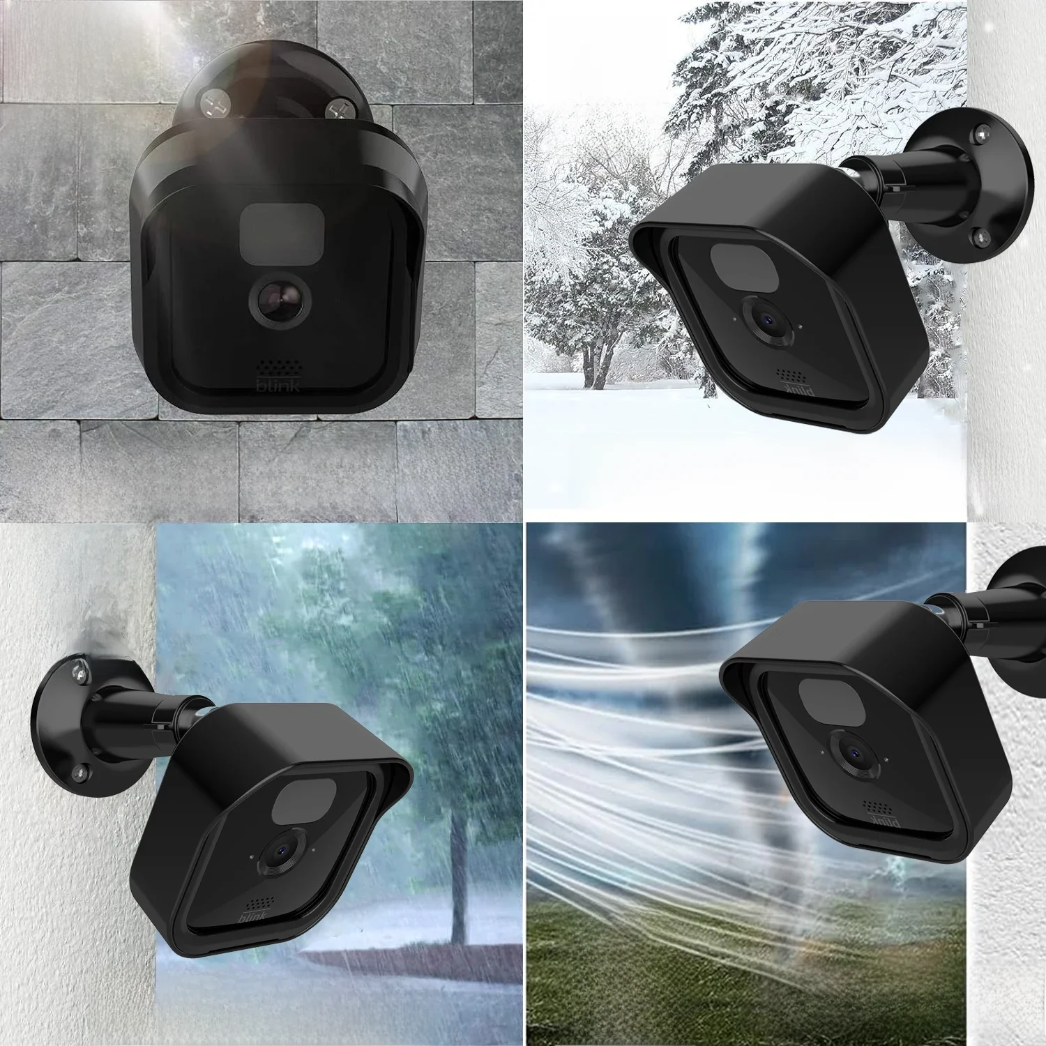 For Blink Outdoor Camera 3rd Gen Wall Mount Stand Weatherproof Cover 360 Degree Adjustable For Blink Camera 3rd Gen Holder