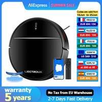 LIECTROUX M7SPRO Robot Vacuum Cleaner &Wet Mop Combo,Smart Mapping,WiFi App,4KPa,Brushless Motor,Ideal for Pet Hair,Carpet,Floor