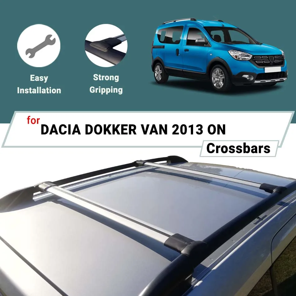 

BARS FOR DACIA DOKKER 2013 ON ALUMINUM ALLOY CROSS BAR CAR ROOF RACK LUGGAGE CARRIER CROSSBAR