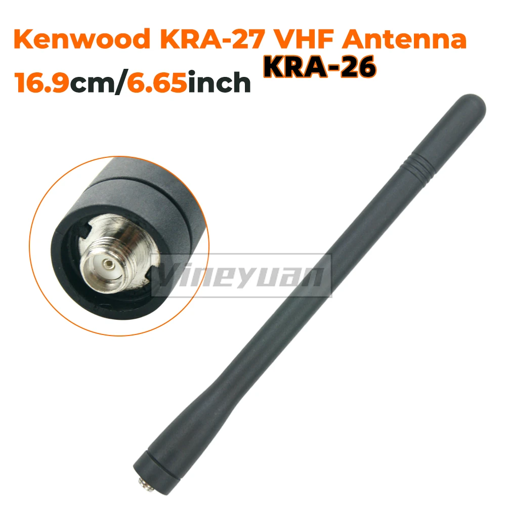 Top Band KRA-26 KRA-27 VHF 136-174 MHz  Helical Antenna For Kenwood TK260 TK2100 TK2140 TK2160 TK2170 Portable Radio