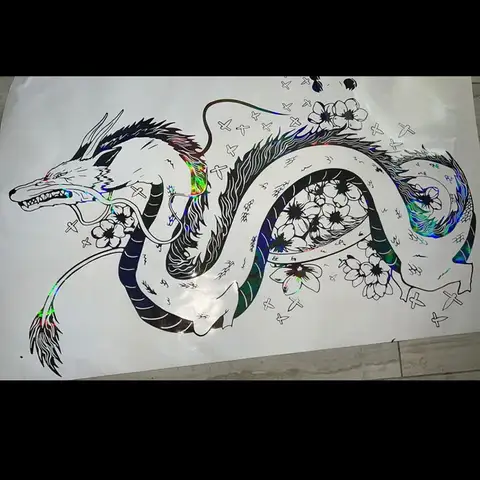 6 best sales dragon car decal - №5